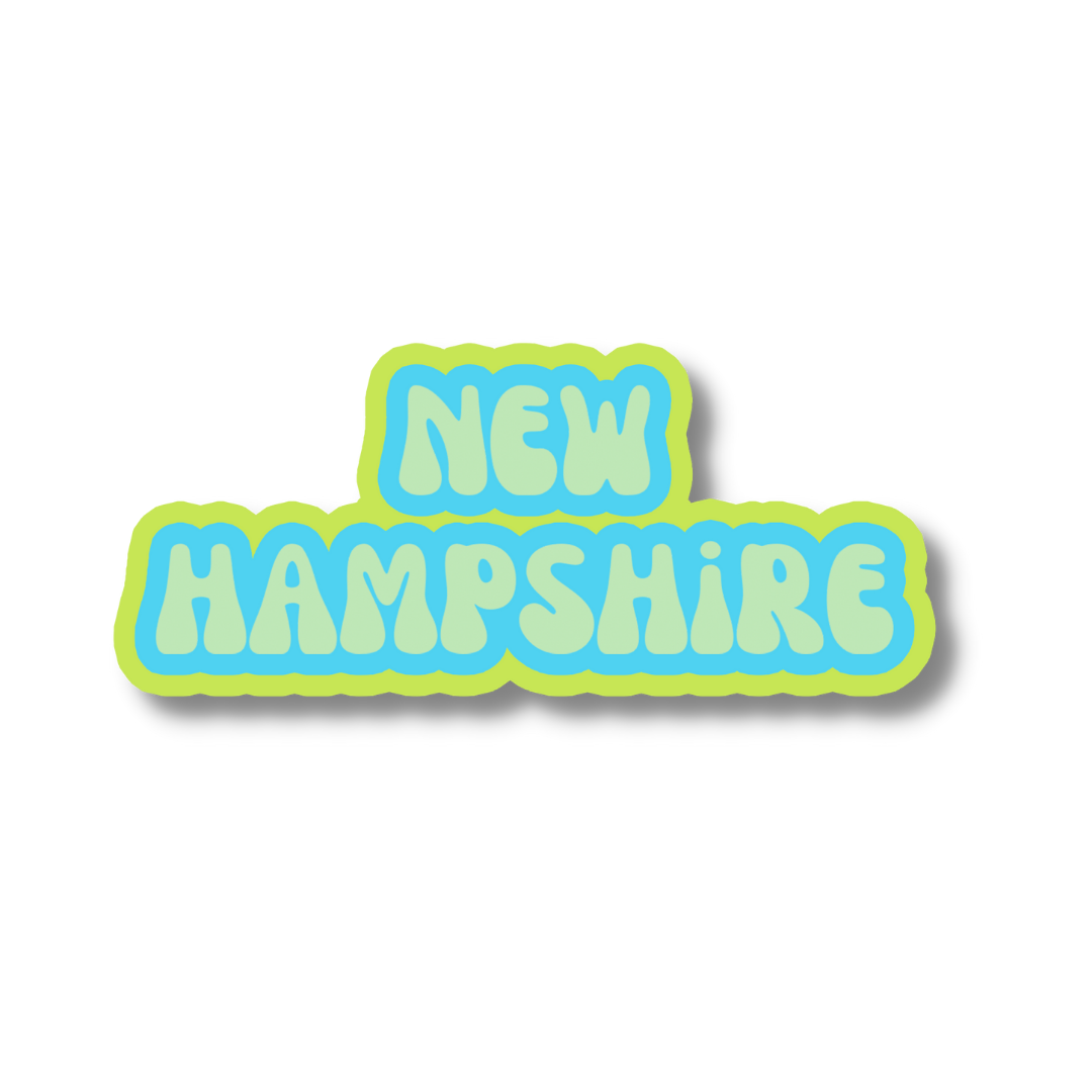 New Hampshire Cloud Sticker