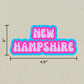 New Hampshire Cloud Sticker