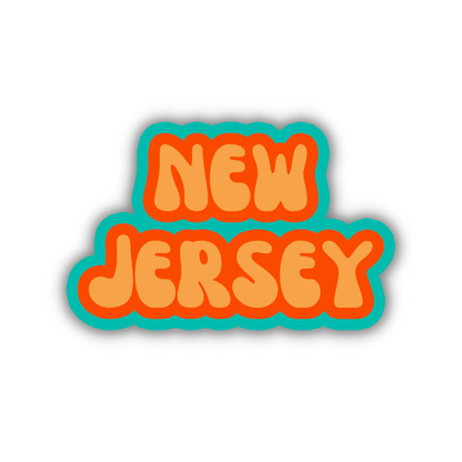 New Jersey Cloud Sticker