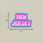 New Jersey Cloud Sticker
