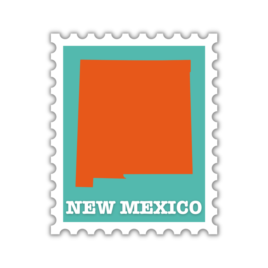 New Mexico Stamp Sticker