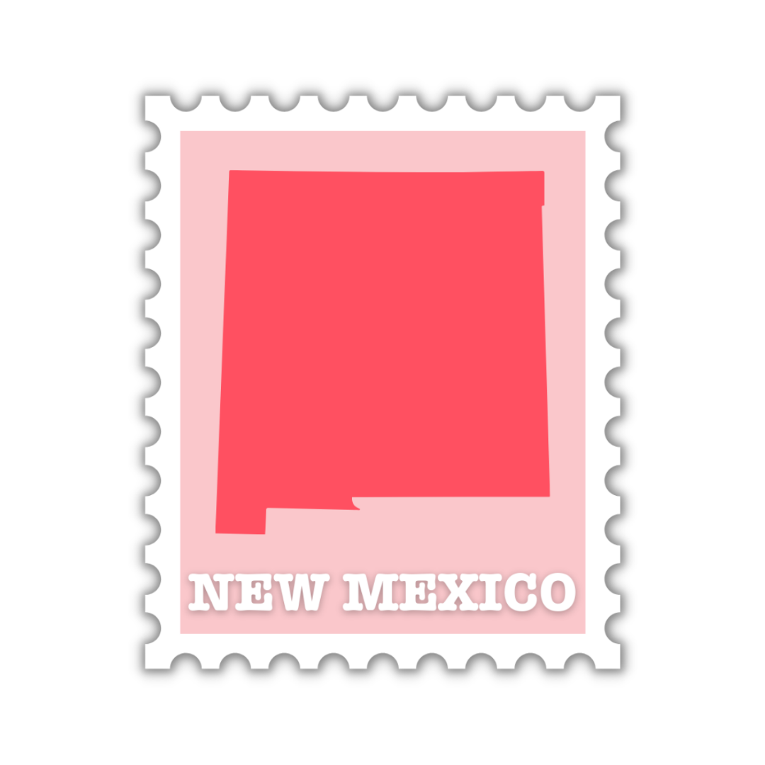 New Mexico Stamp Sticker