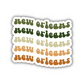 New Orleans, Louisiana Retro Sticker