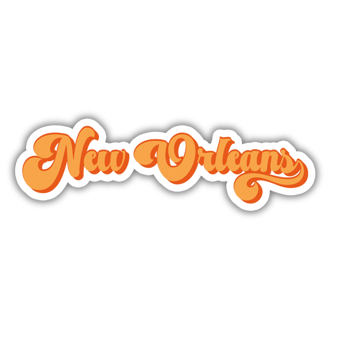 New Orleans Vintage Sticker