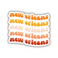 New Orleans, Louisiana Retro Sticker