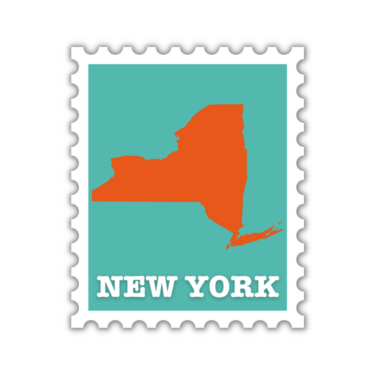 New York Stamp Sticker