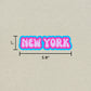 New York Cloud Sticker