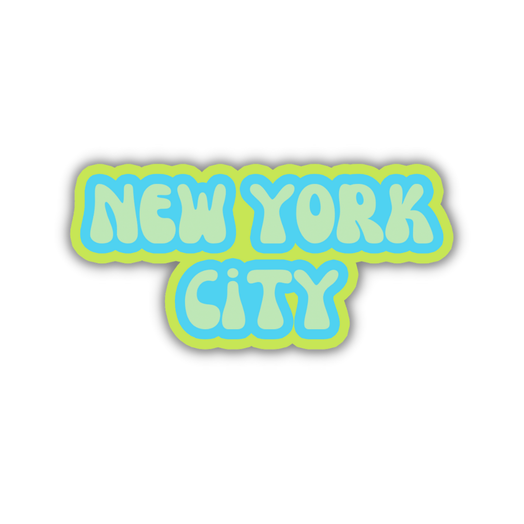 New York City Cloud Sticker