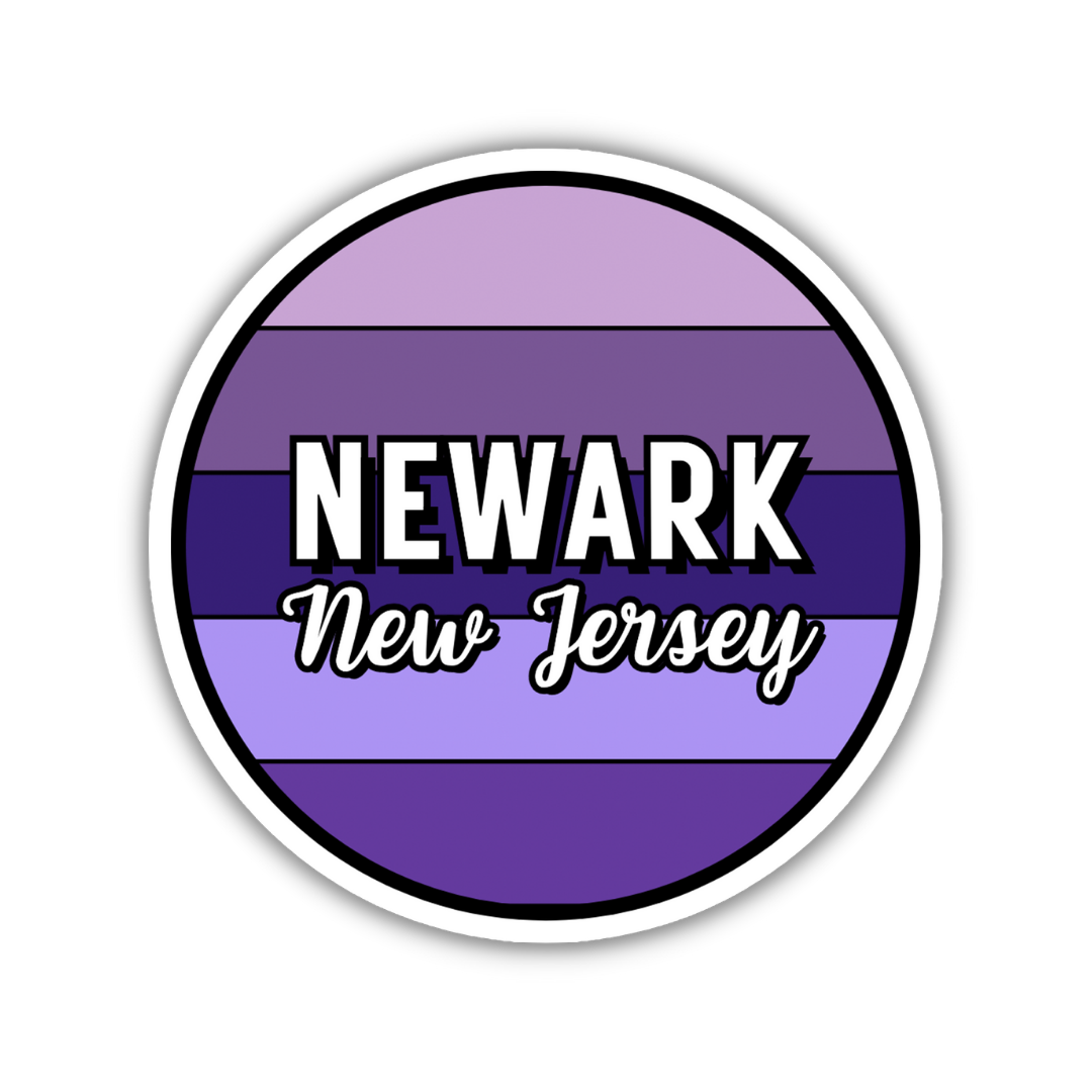 Newark, New Jersey Circle Sticker