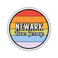 Newark, New Jersey Circle Sticker