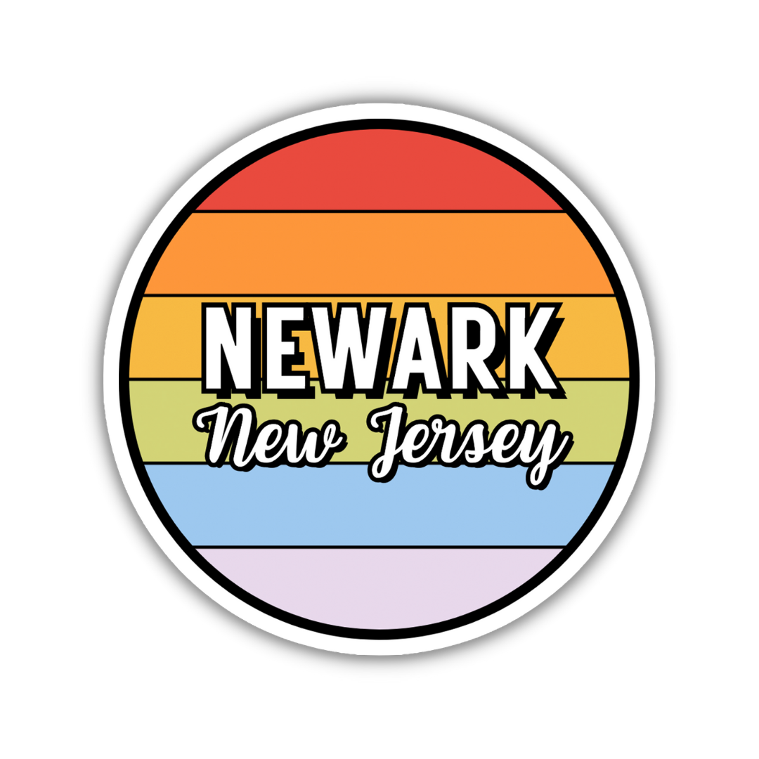 Newark, New Jersey Circle Sticker