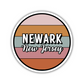 Newark, New Jersey Circle Sticker