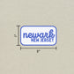 Newark, New Jersey Retro Travel Sticker – Colorful Vinyl Decal for Laptop, Water Bottle & Luggage