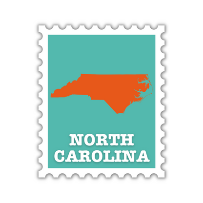 North Carolina Stamp Sticker