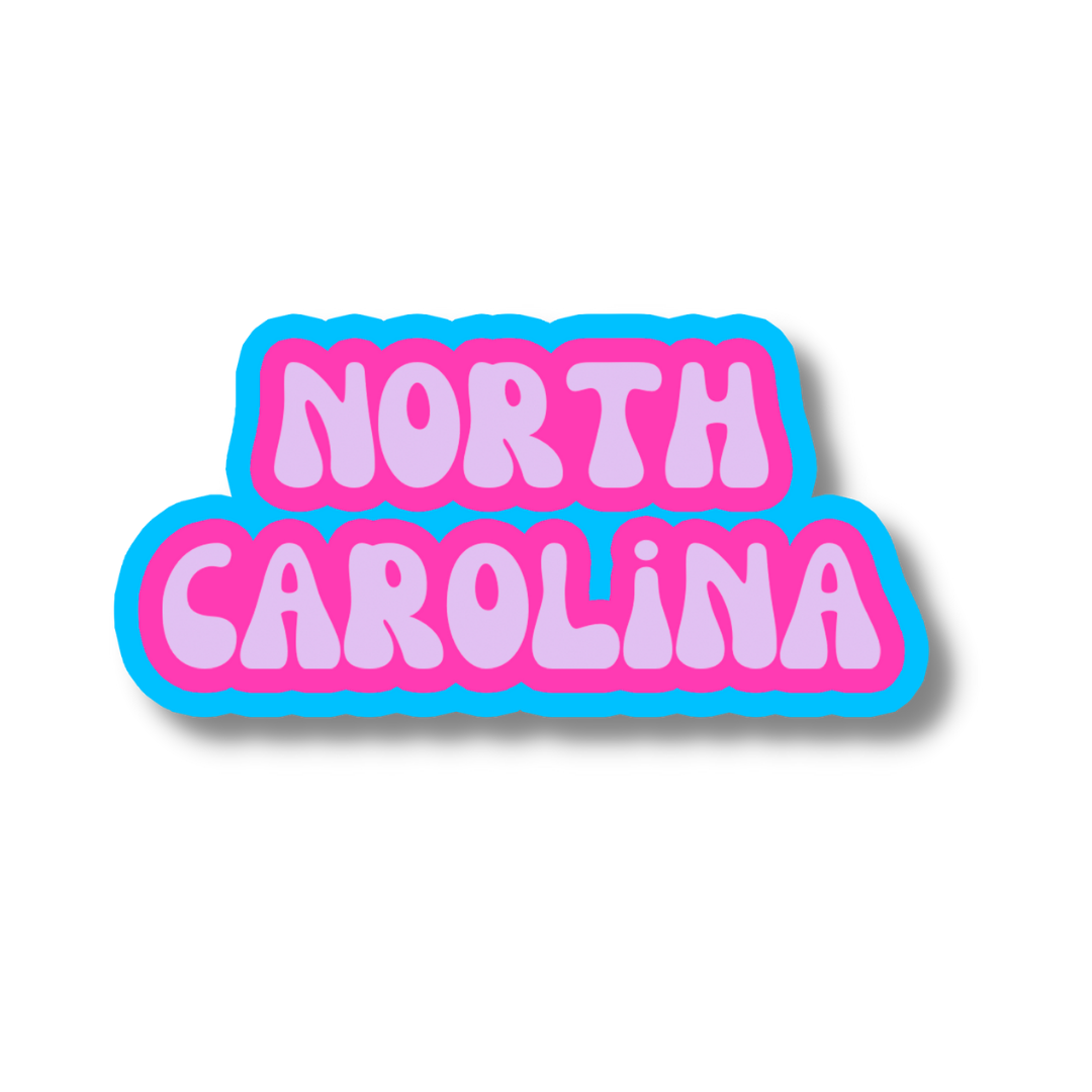 North Carolina Cloud Sticker