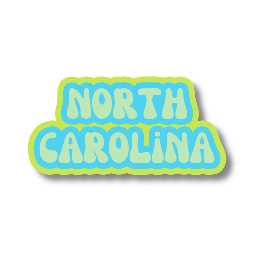 North Carolina Cloud Sticker