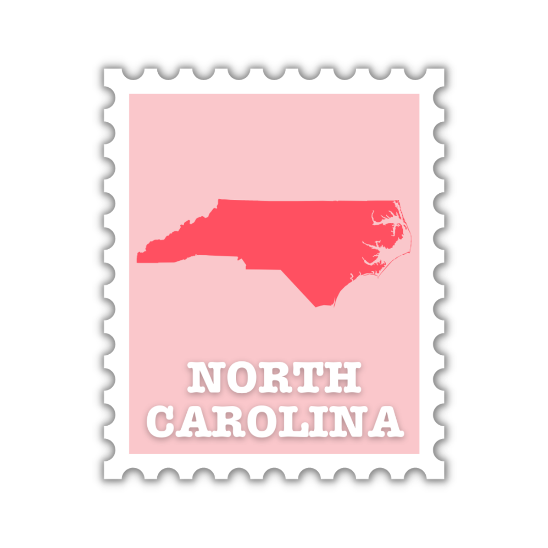 North Carolina Stamp Sticker