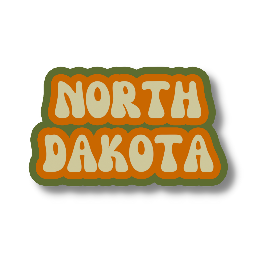 North Dakota Cloud Sticker