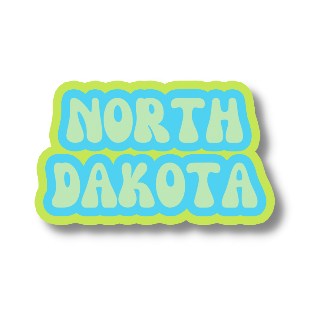 North Dakota Cloud Sticker