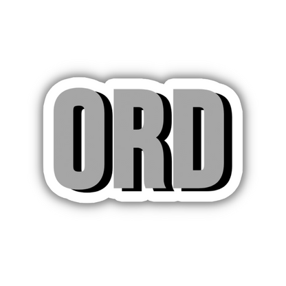 ORD Double Layered Sticker