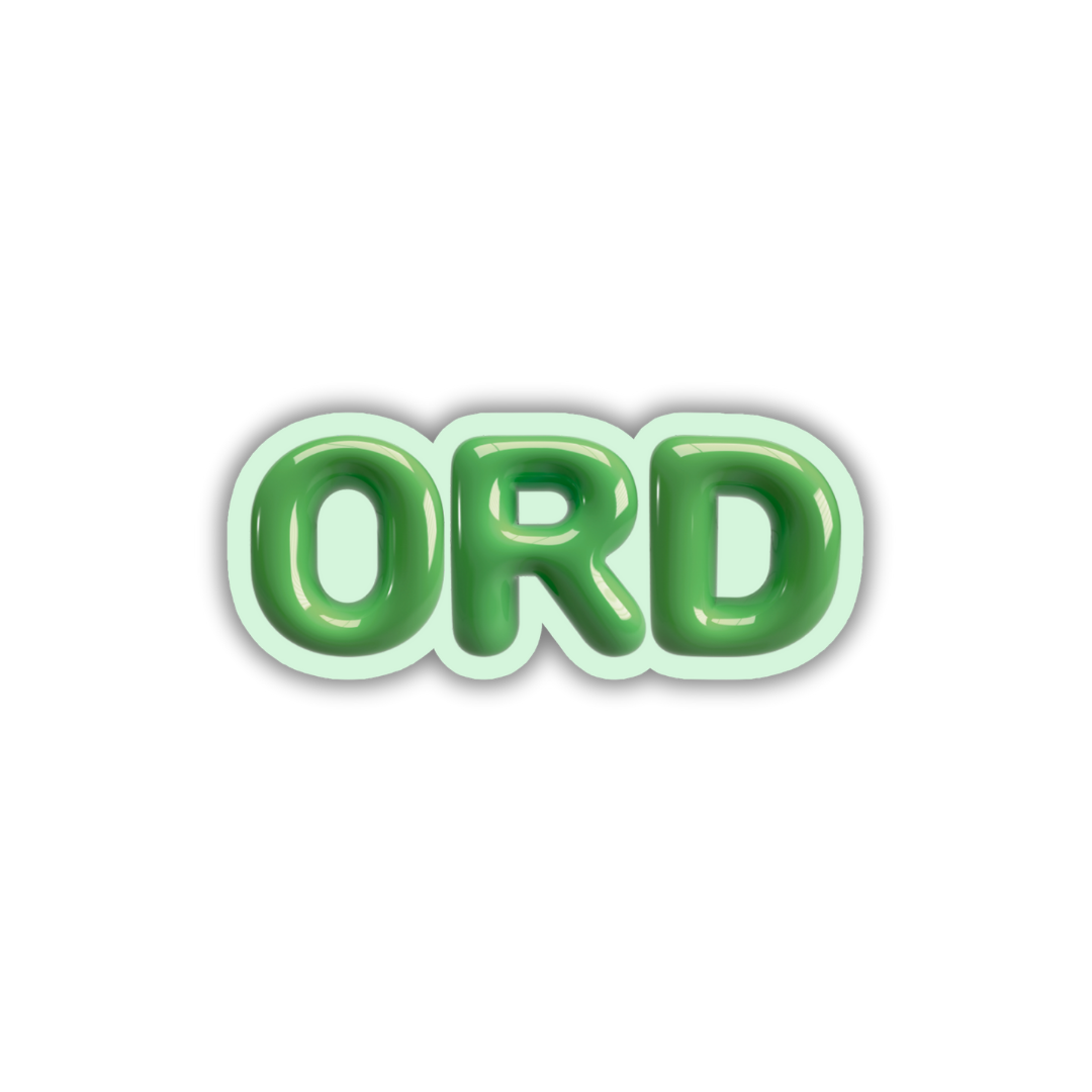 ORD Bubble Sticker