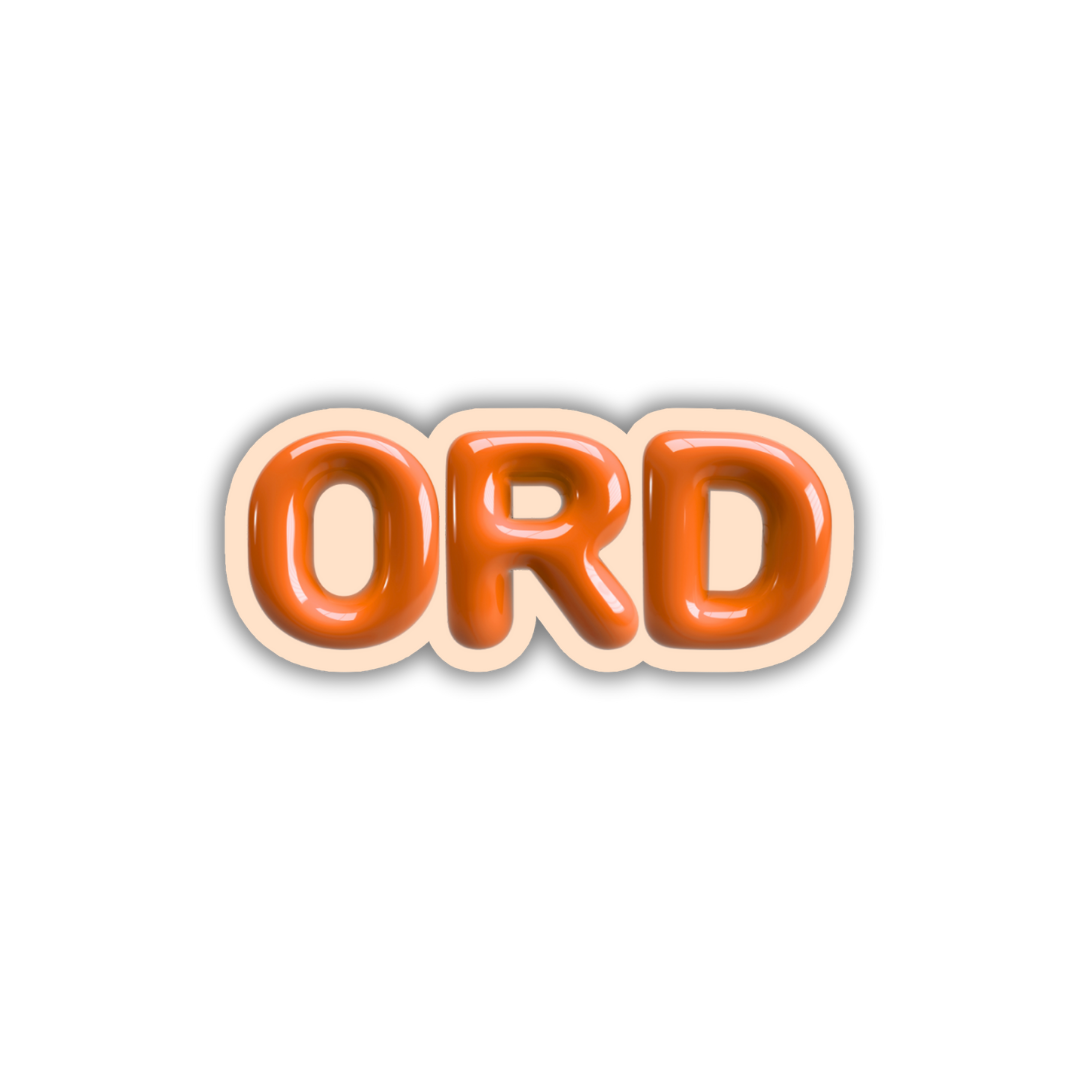 ORD Bubble Sticker