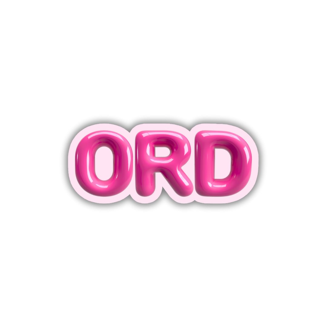 ORD Bubble Sticker