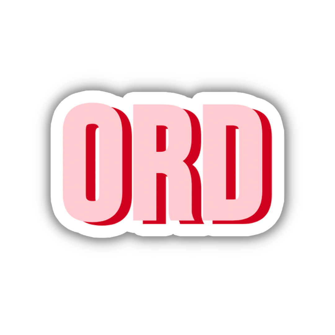 ORD Double Layered Sticker