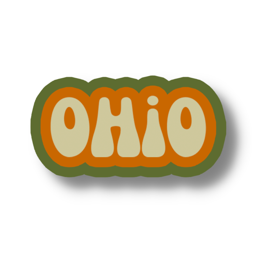 Ohio Cloud Sticker