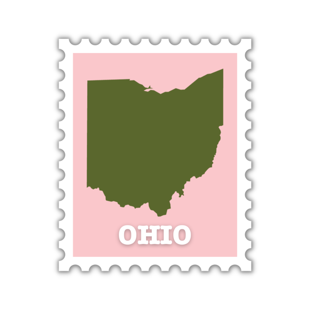 Ohio Stamp Sticker