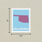 Oklahoma Stamp Sticker