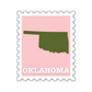 Oklahoma Stamp Sticker