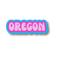 Oregon Cloud Sticker