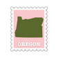 Oregon Stamp Sticker