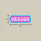 Oregon Cloud Sticker