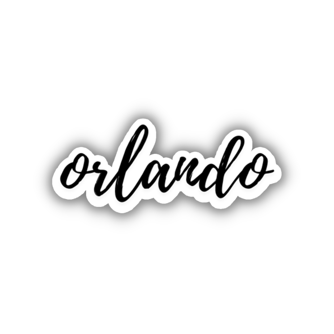Orlando Cursive Sticker