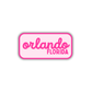 Orlando, Florida Retro Travel Sticker – Colorful Vinyl Decal for Laptop, Water Bottle & Luggage