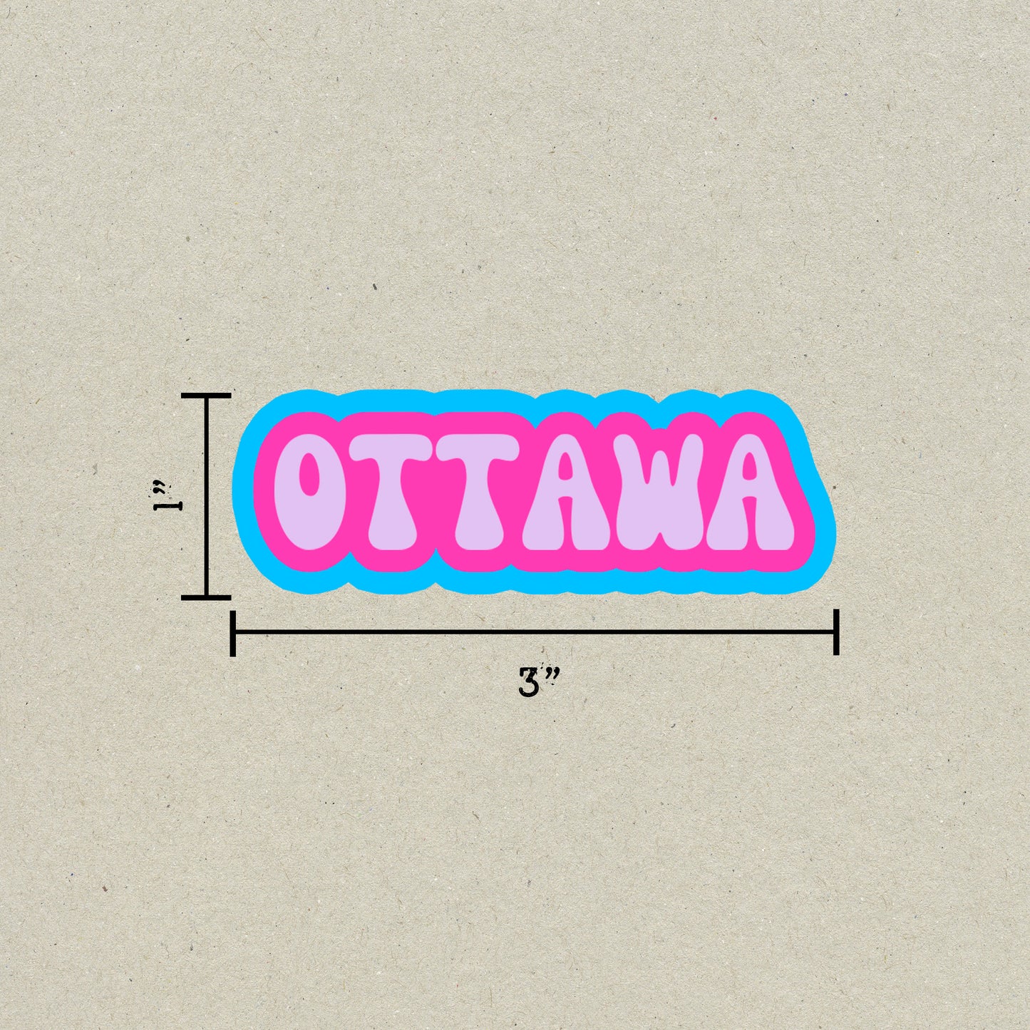 Ottawa Cloud Sticker