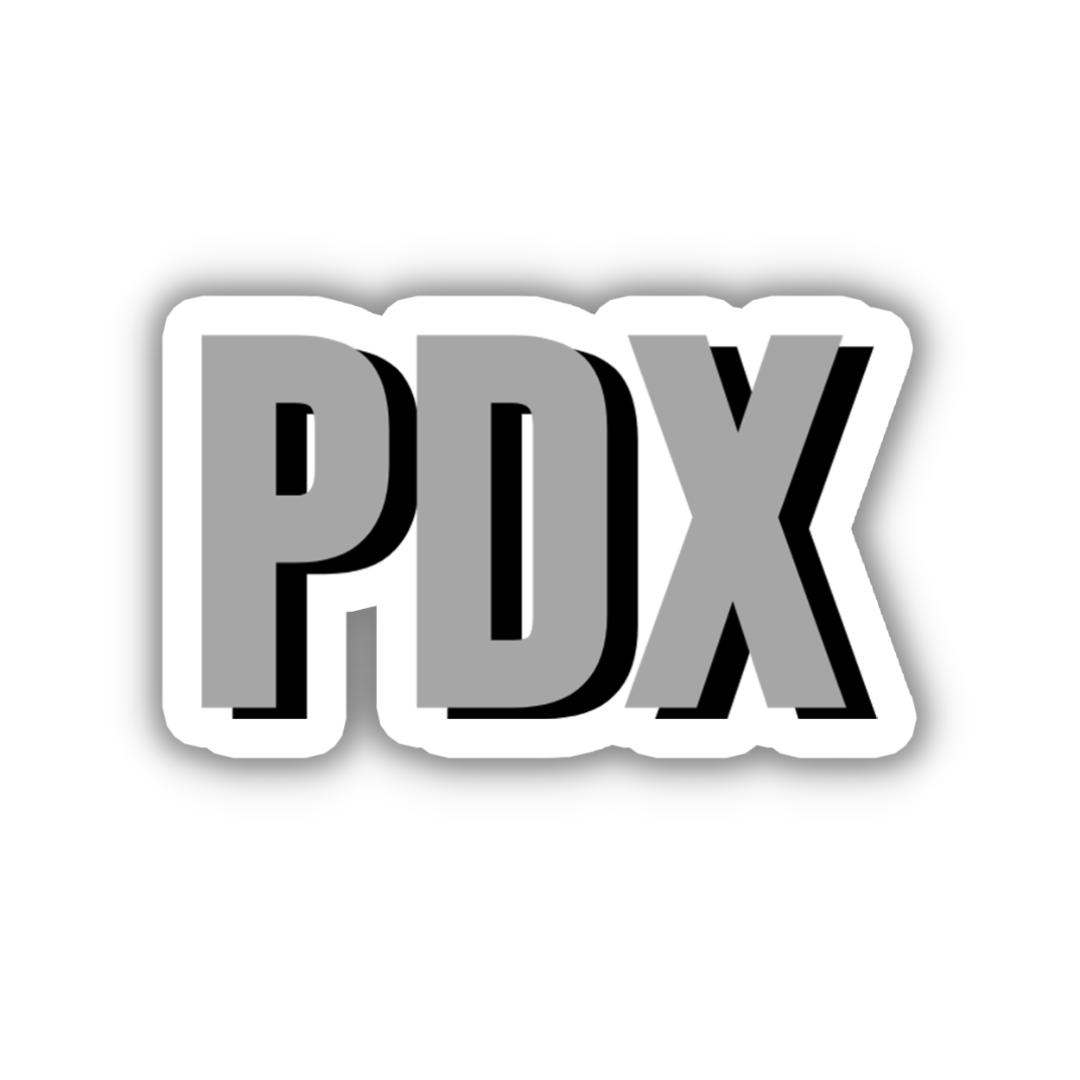 PDX Double Layered Sticker