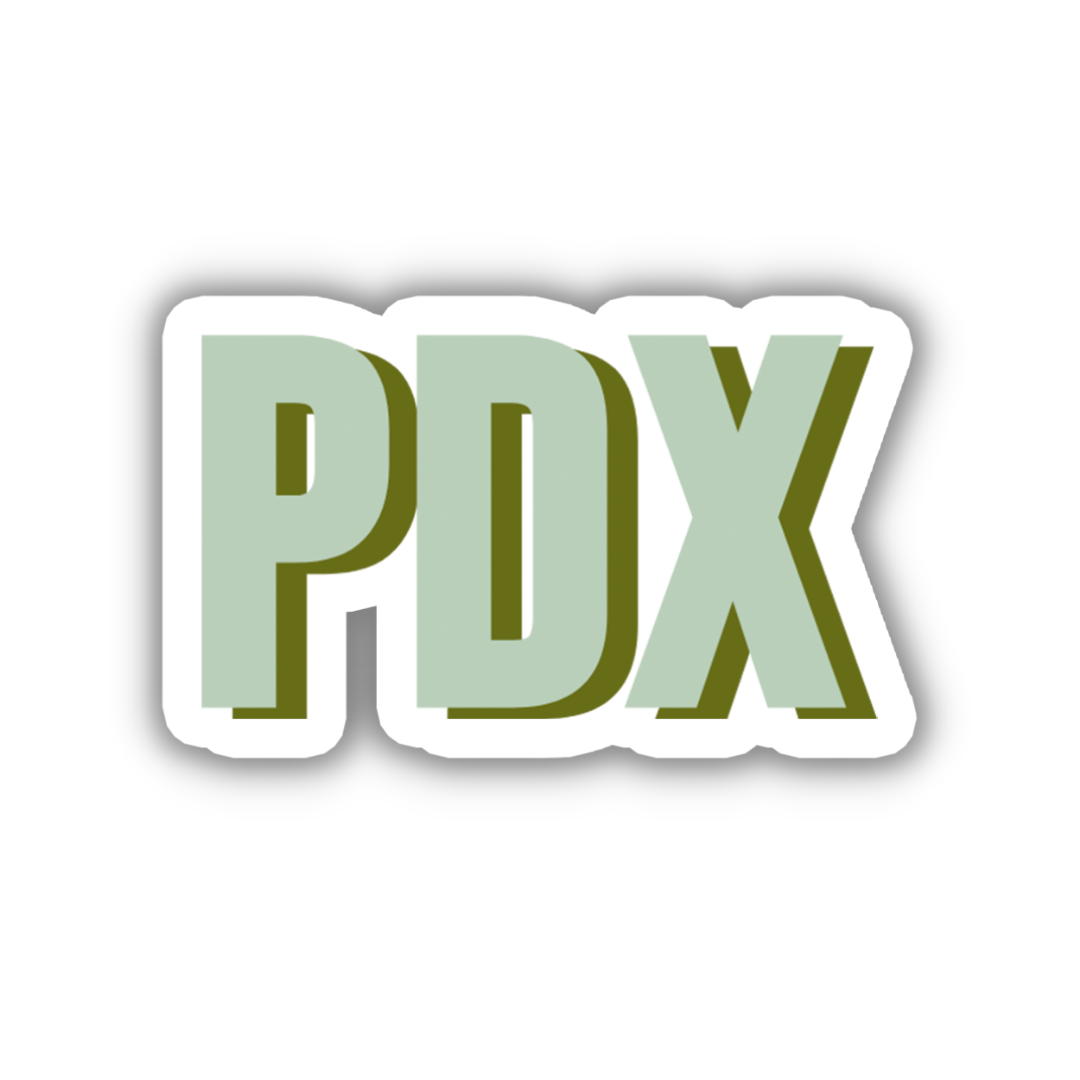 PDX Double Layered Sticker