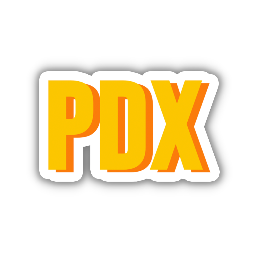 PDX Double Layered Sticker