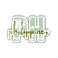 Philippines Country Code Sticker