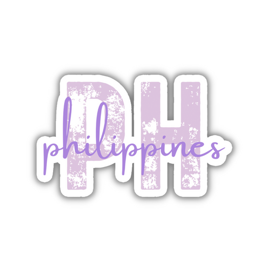 Philippines Country Code Sticker