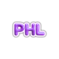 PHL Bubble Sticker