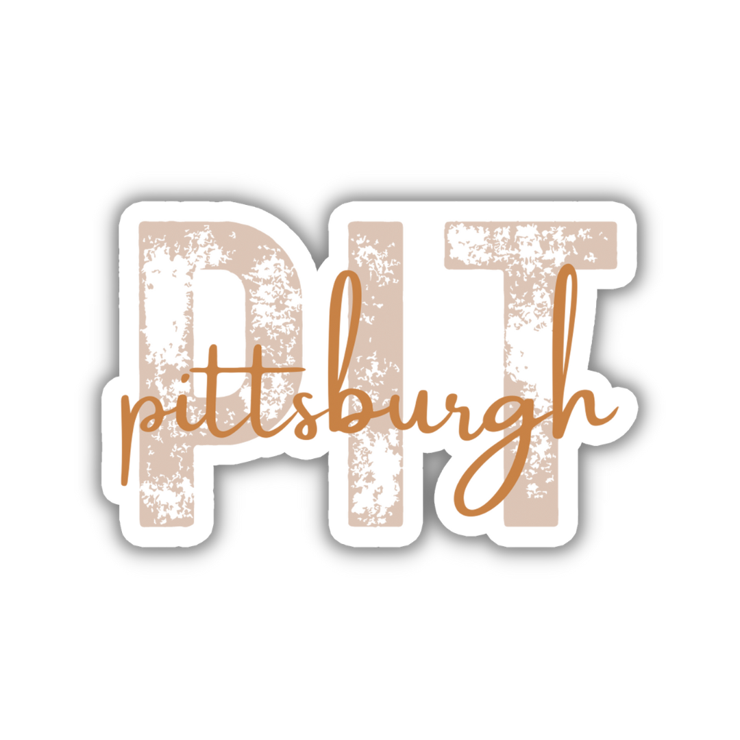 PIT Pittsburgh Airport Code Sticker