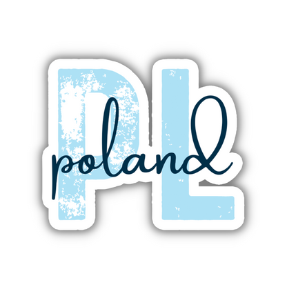 Poland Country Code Sticker