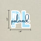 Poland Country Code Sticker