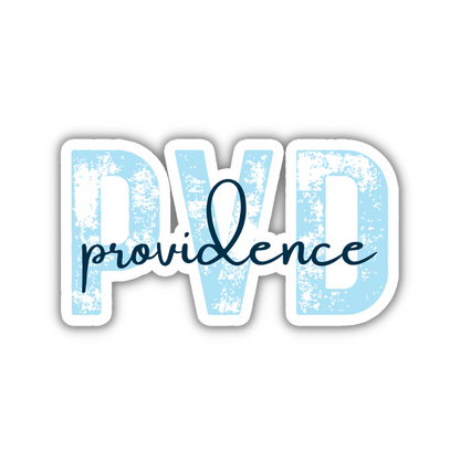 PVD Providence Airport Code Sticker