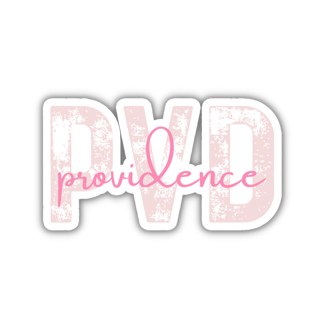 PVD Providence Airport Code Sticker