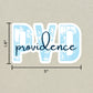 PVD Providence Airport Code Sticker